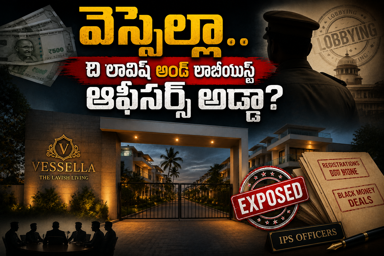 వెస్సెల్లా.. ది లావిష్ అండ్ లాబీయిస్ట్ ఆఫీసర్స్ అడ్డా?