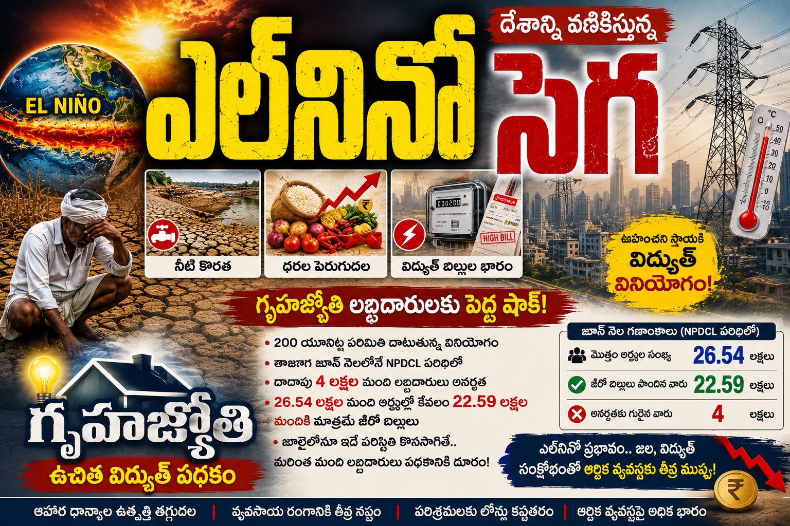 Elnino Effect: ఎల్‌నినో సెగ.. భారీగా పెరగనున్న ధరలు!