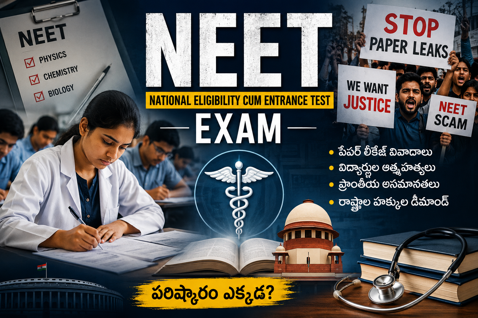 నీట్‌పై కొత్త ట్విస్ట్.. మెడికల్ అడ్మిషన్లు రాష్ట్రాల చేతుల్లోకి సాధ్య‌మేనా?